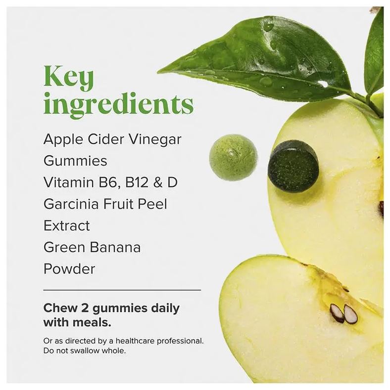 Kẹo dẻo giấm táo Novomins Apple Cider Vinegar Gummies 60 viên