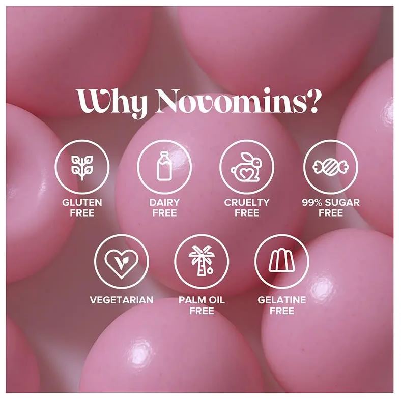 Kẹo dẻo bổ sung canxi Novomins Calcium & Vitamin D 60 viên