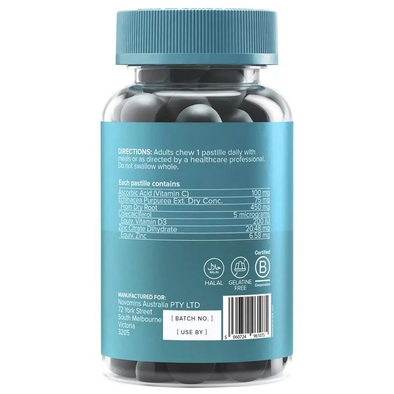 Kẹo dẻo bổ sung kẽm Novomins Zinc Gummies 60 viên