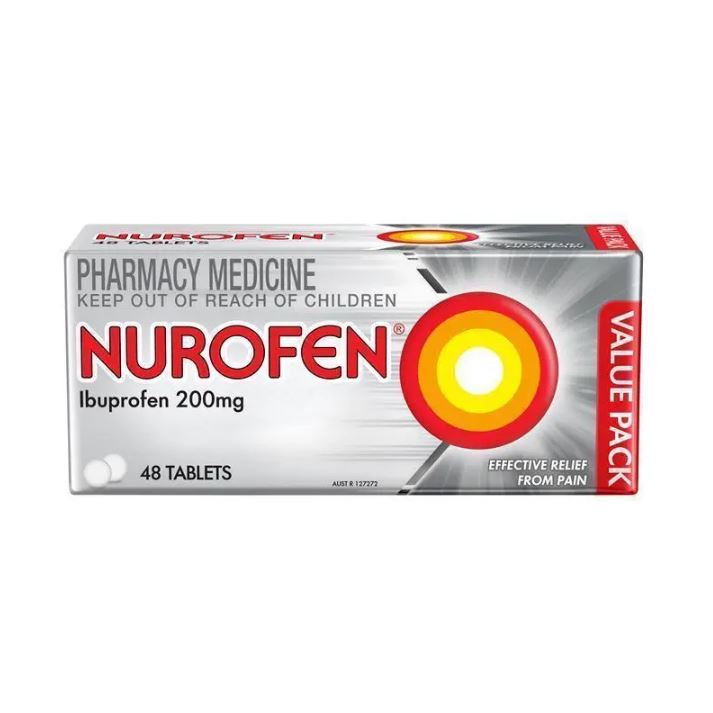 Viên uống giảm đau Nurofen Ibuprofen Pain Relief Tablets 200mg
