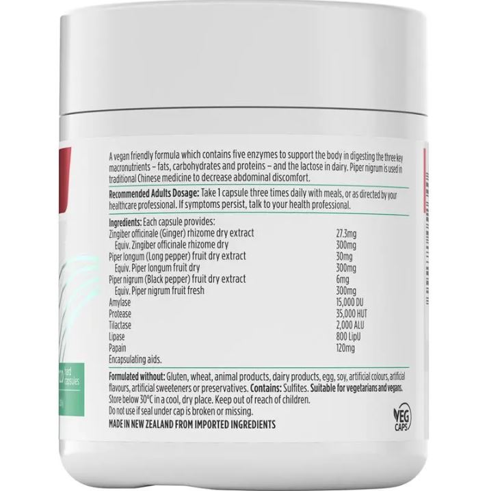 Bổ sung men tiêu hóa Nutra-Life Digestive Enzymes 60 viên