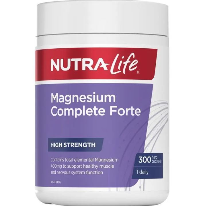 Viên uống bổ sung Magie liều cao Nutra-Life Magnesium Complete Forte