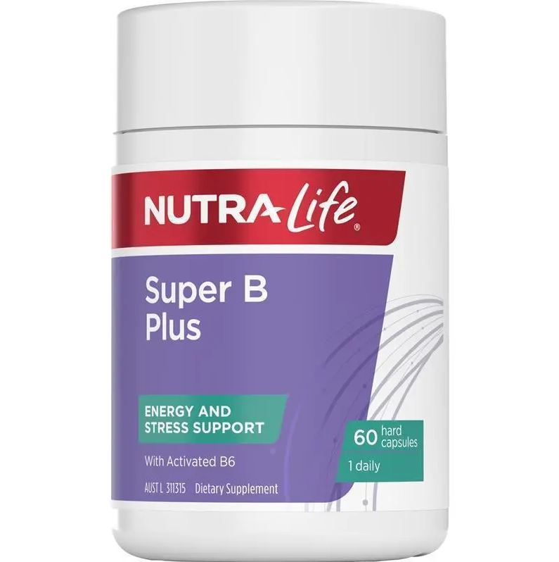 Viên uống bổ sung vitamin B Nutra-Life Super B Plus