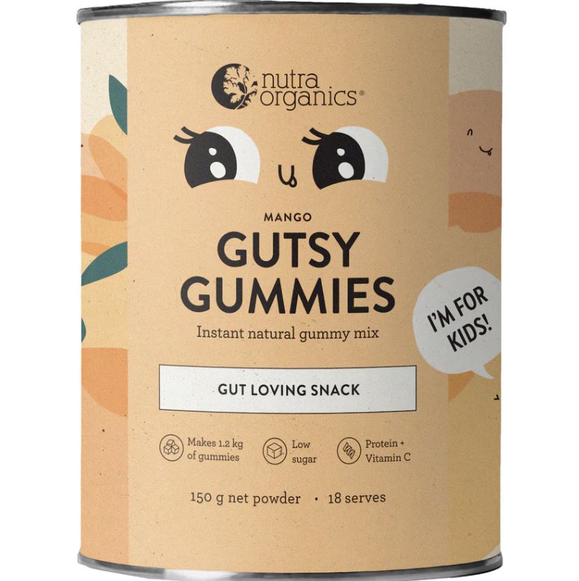 Kẹo dẻo hỗ trợ đường ruột Nutra Organics Gutsy Gummies Gut Loving Snack