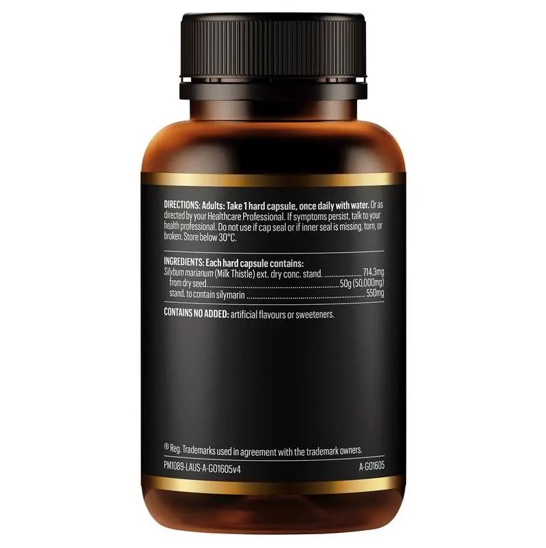 Viên uống thải độc gan Go Healthy Milk Thistle 50000mg 1 A Day 60 Viên