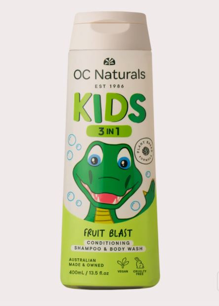 Sữa tắm và dầu gội hữu cơ cho bé Organic Care Naturals Kids 3in1 Shampoo Conditioner Body Wash