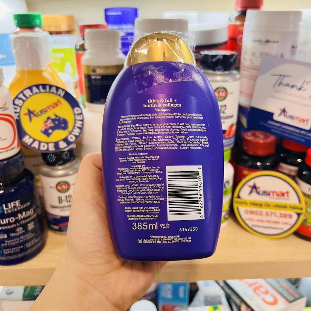 Dầu gội Biotin & Collagen Ogx Shampoo