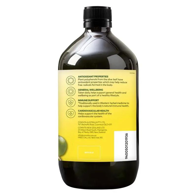 Chiết xuất lá Ô liu Comvita Olive Leaf Extract Natural Original Oral Liquid