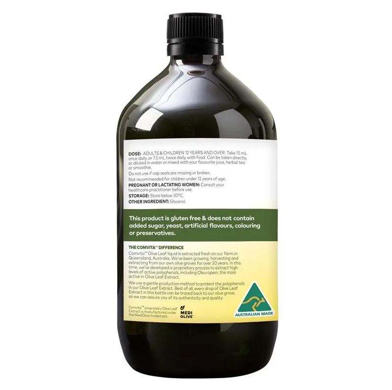 Chiết xuất lá Ô liu Comvita Olive Leaf Extract Natural Original Oral Liquid
