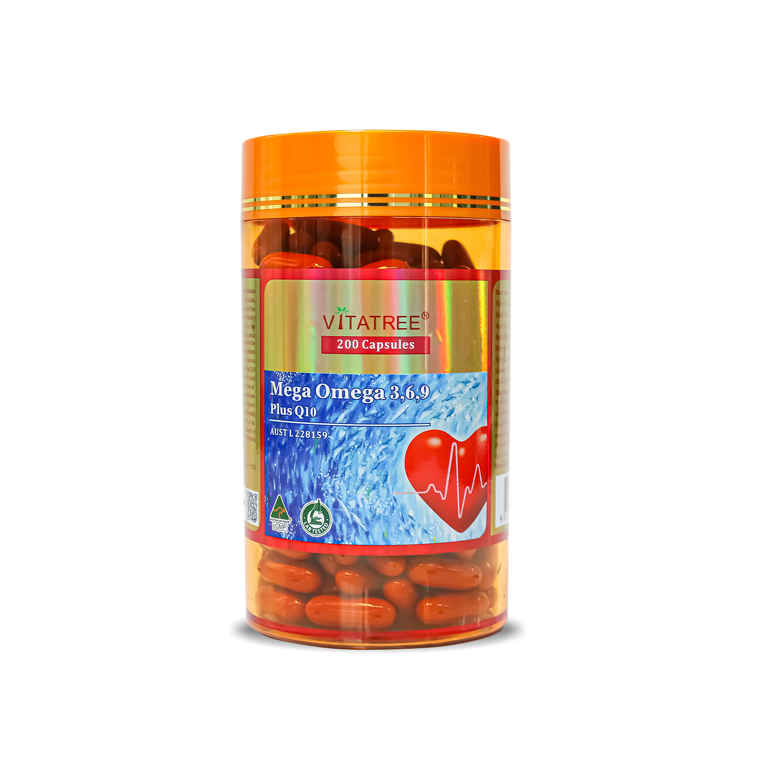 Viên uống Vitatree Mega Omega 3,6,9 Plus Q10