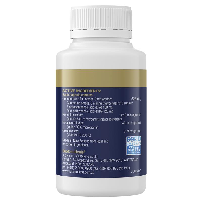 Omega-3 cho trẻ Bioceuticals UltraClean OmegaFactors For Juniors 60 viên