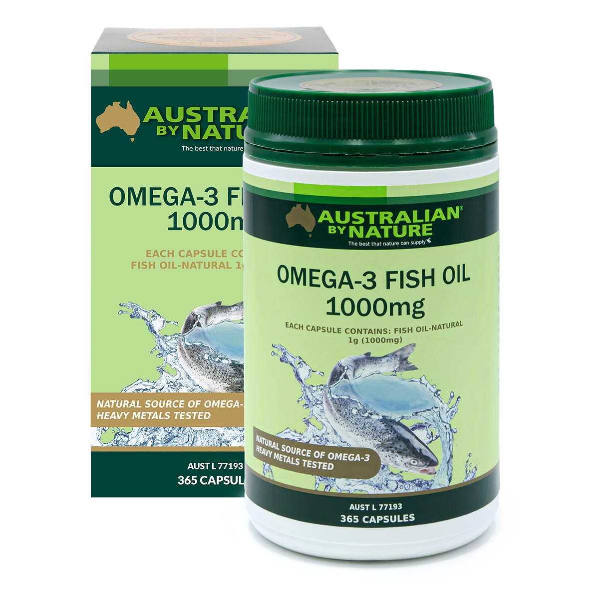 Dầu cá Australian By Nature Omega 3 Fish Oil 1000mg