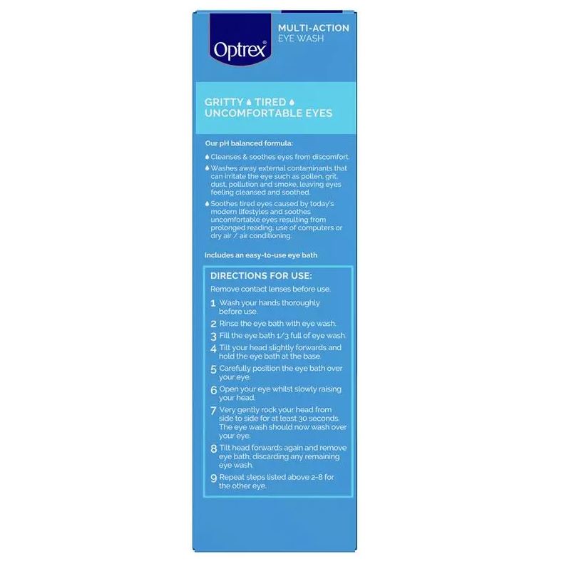 Nước rửa mắt đa năng Optrex Multi Action Eye Wash