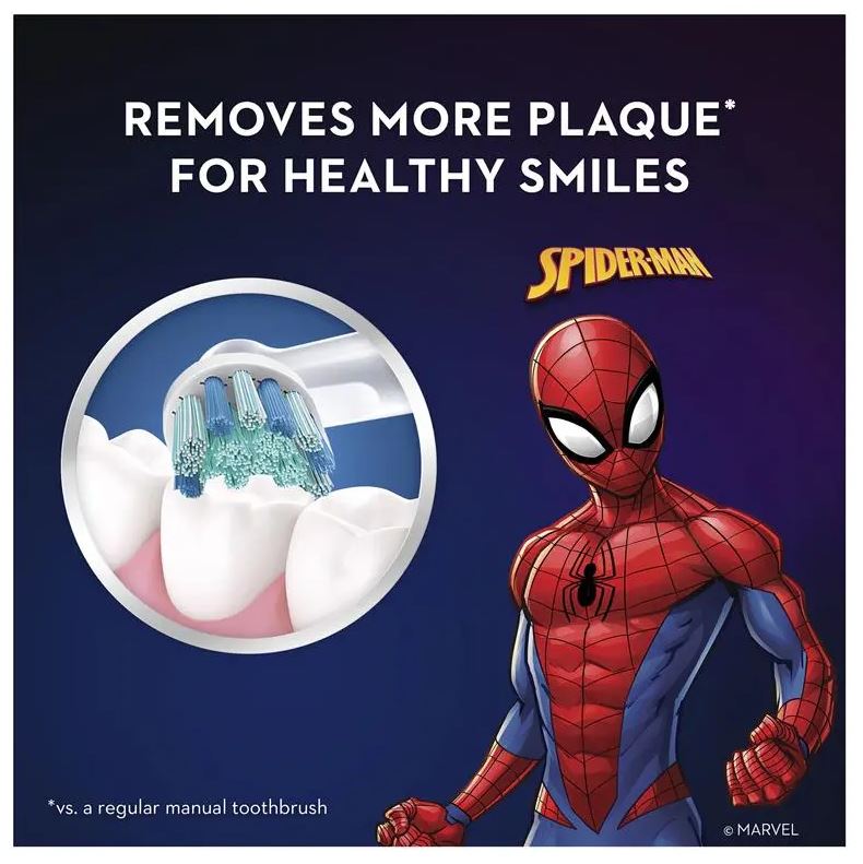 Bàn chải điện dành cho trẻ em từ 3 tuổi Oral-B Vitality Kids Clean (Phiên bản Spiderman & Frozen)