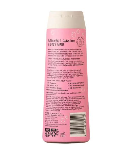 Sữa tắm và dầu gội hữu cơ cho bé Organic Care Naturals Kids 3in1 Shampoo Conditioner Body Wash
