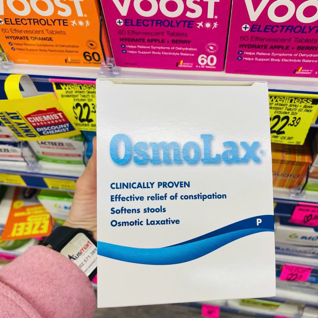 Bột nhuận tràng OsmoLax Laxative Macrogol giảm táo bón