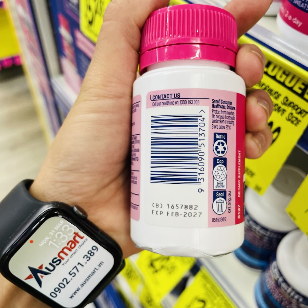 Viên uống giảm triệu chứng mãn kinh Ostelin Menopause Support