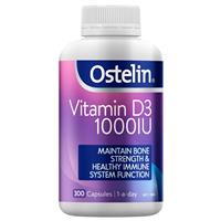 Viên uống bổ sung Vitamin D3 1000IU Ostelin của Úc