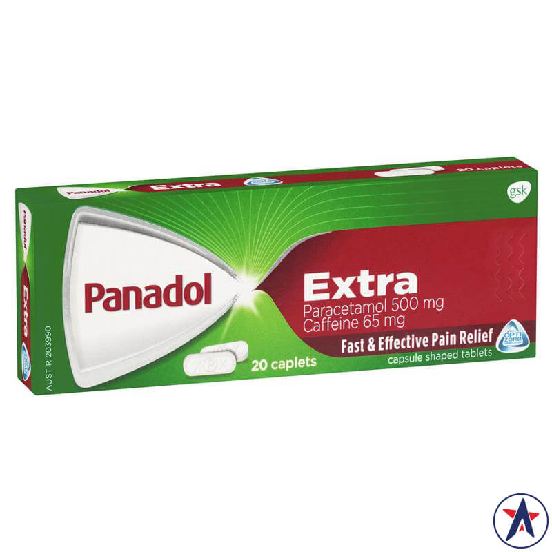 Panadol Extra Optizorb Pain Relief giảm đau hạ sốt 20 viên | Sản phẩm Úc chính hãng