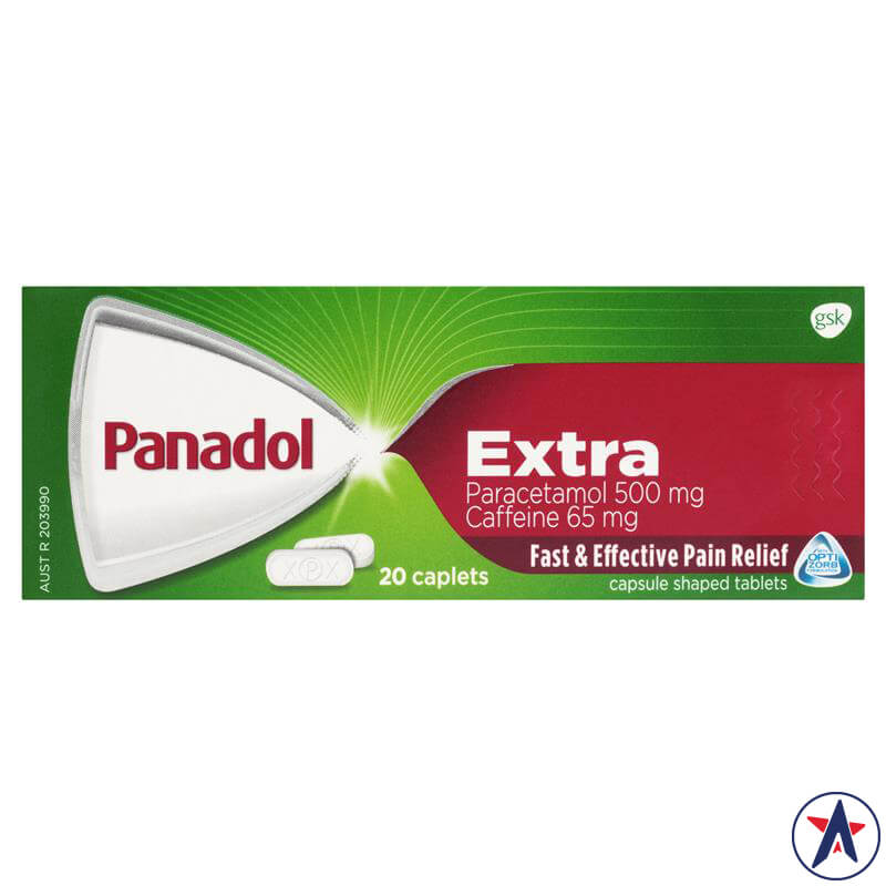 Panadol Extra Optizorb Pain Relief giảm đau hạ sốt 20 viên | Chất lượng đảm bảo từ Úc