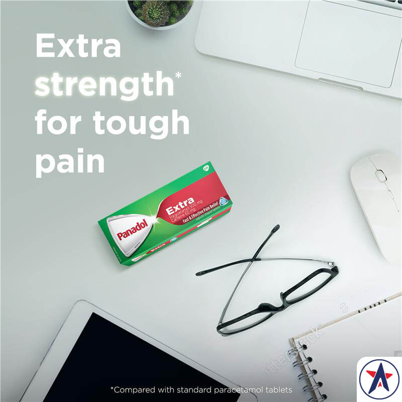 Panadol Extra Optizorb Pain Relief giảm đau hạ sốt