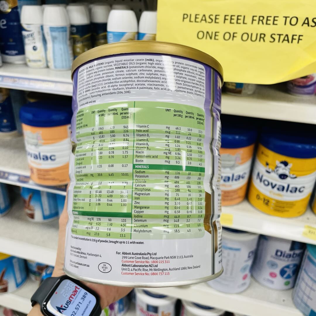 Sữa Pediasure Hữu Cơ Úc cho bé