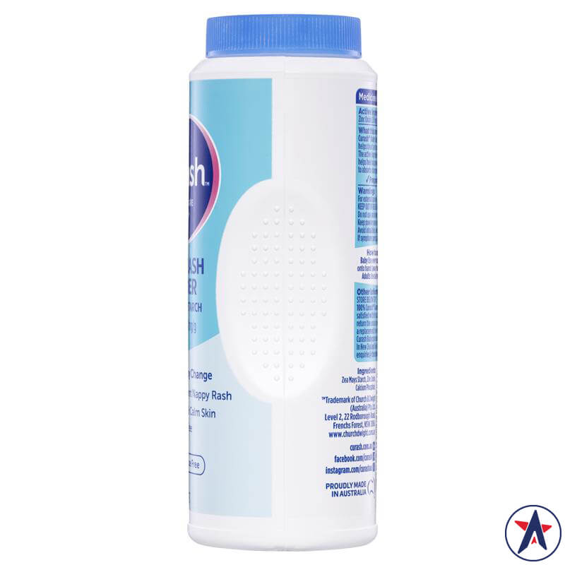 Phấn chống hăm cho bé Curash Baby Care Anti-Rash Baby Powder 100g