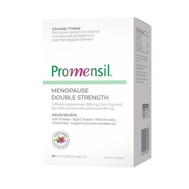 Viên uống cho phụ nữ thời kỳ mãn kinh Promensil Menopause Double Strength