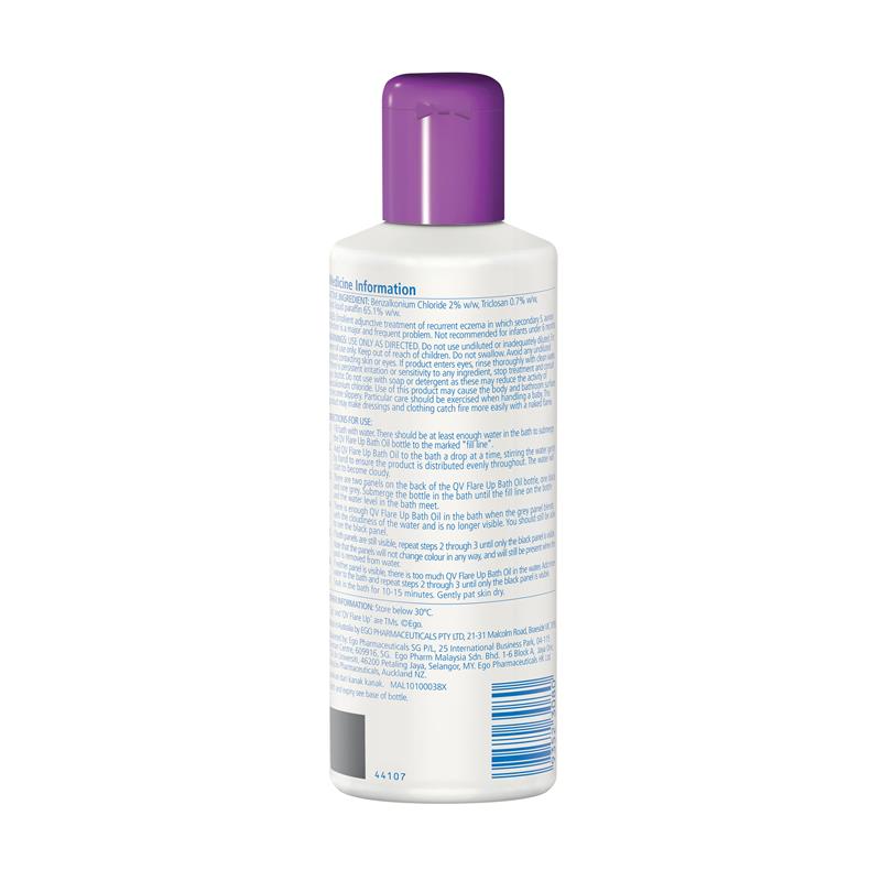Dầu tắm cho da bị chàm QV Flare Up Bath Oil Eczema Prone