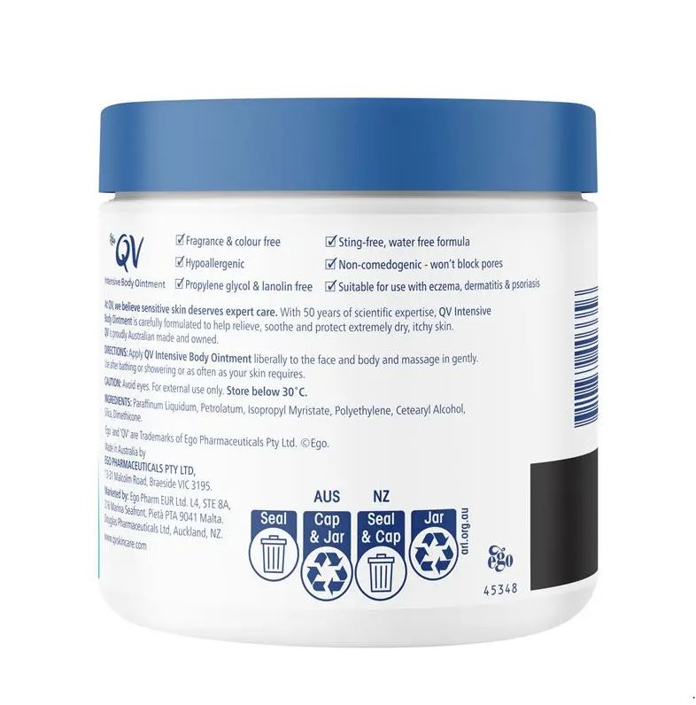 Kem dưỡng ẩm chuyên sâu QV Intensive Moisturiser