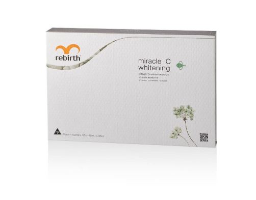 Serum dưỡng da Rebirth Miracle C Whitening Collagen & Wakamine Serum (Gift Set 6 x 10ml)