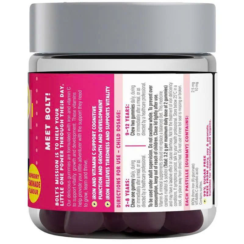 Kẹo dẻo bổ máu cho bé Little Swisse Iron + Vit C Gummies