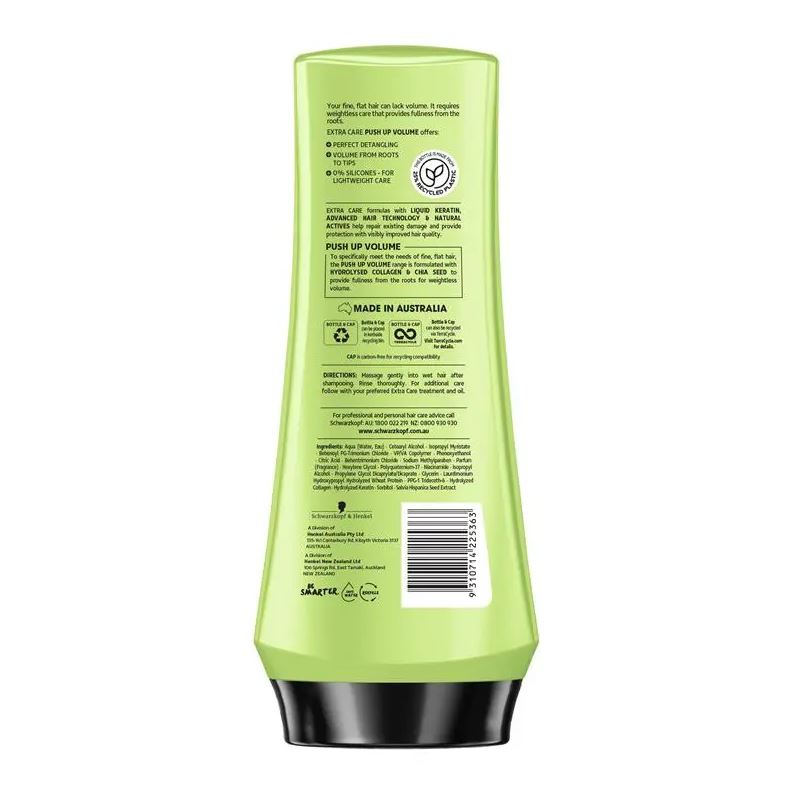 Dầu xả phồng tóc Schwarzkopf Extra Care Push Up Volume Conditioner