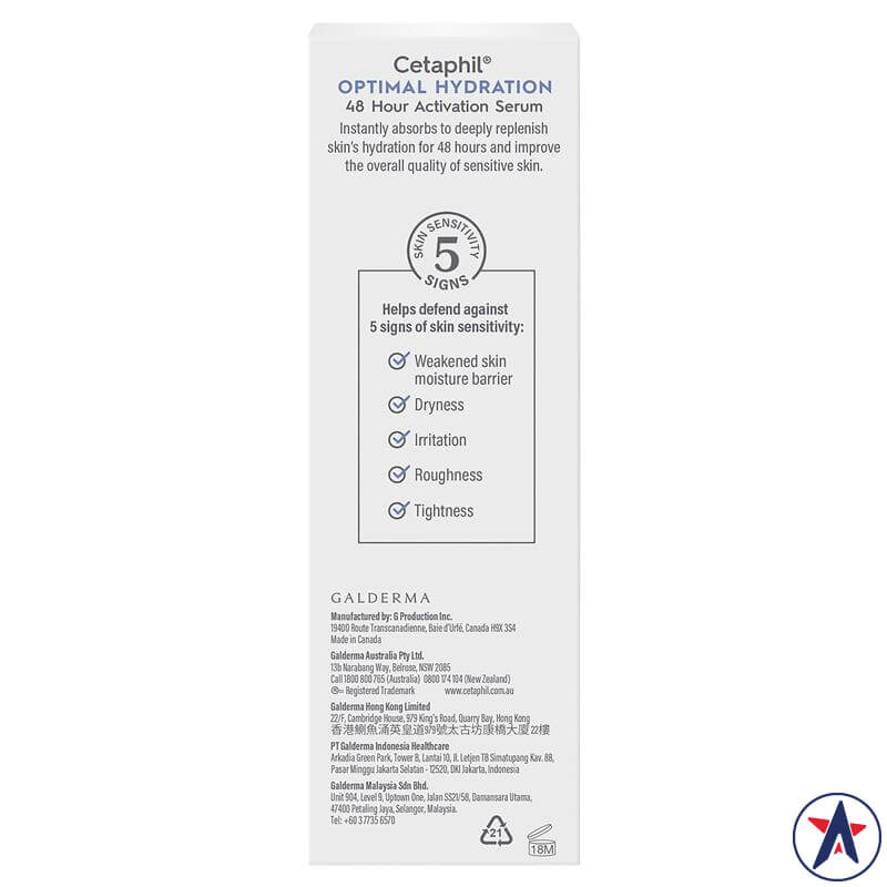 Serum dưỡng ẩm Cetaphil Optimal Hydration 48hr Activation Serum 30ml