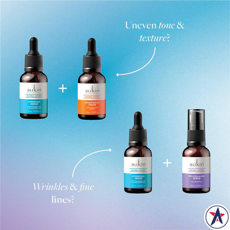 Serum dưỡng ẩm Sukin Natural Actives Hydrating Serum with Hyaluronic Acid 25ml