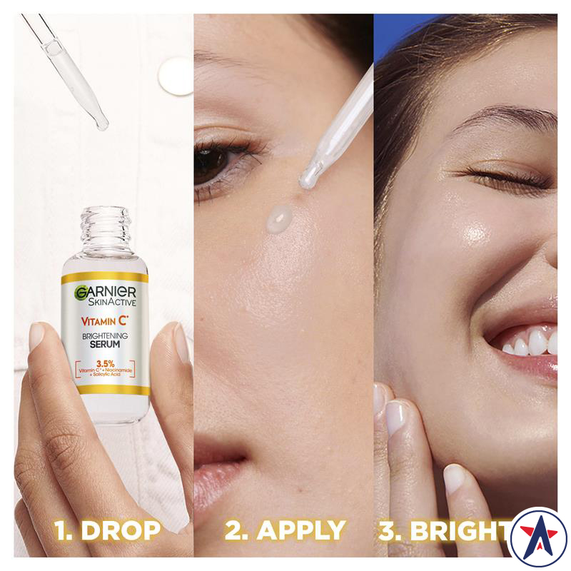 Serum dưỡng sáng da Garnier Skin Active Vitamin C Brightening Serum 30ml