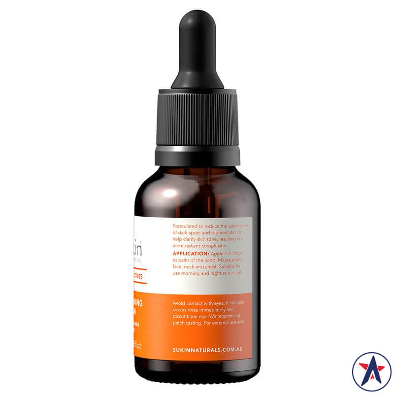 Serum dưỡng trắng da Sukin Natural Actives Brightening Serum with Ultra-stable Vitamin C 25ml