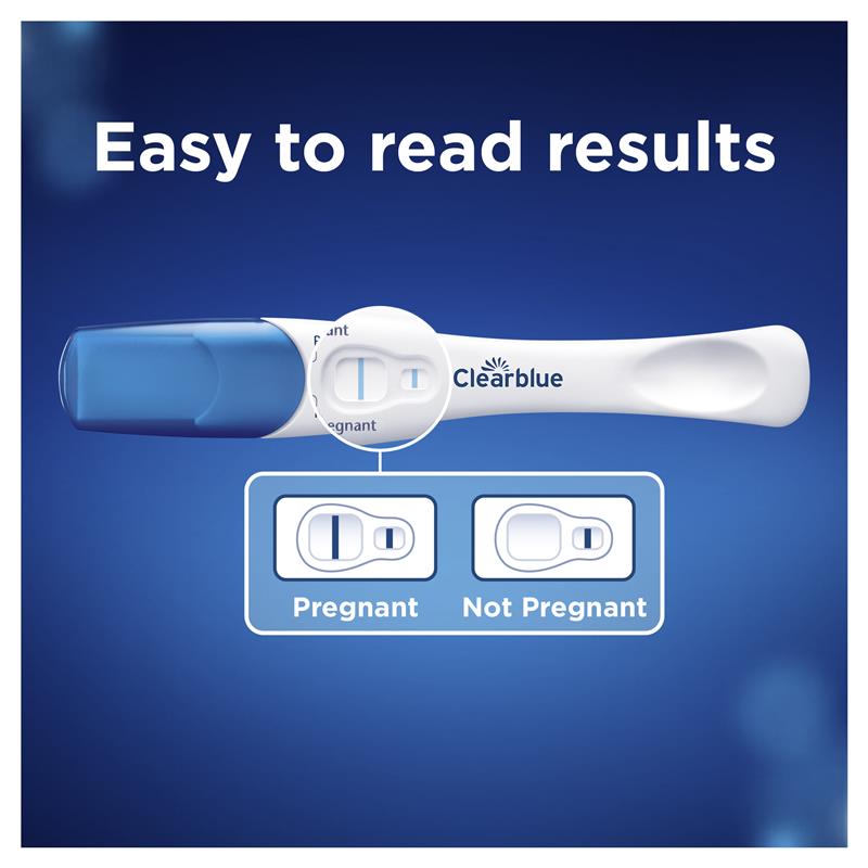 Set 2 Que thử thai & Que kiểm tra số tuần thai điện tử Clearblue