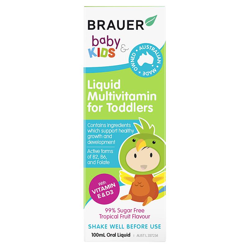Siro Brauer Baby Kids Liquid Multivitamin for Toddlers 100ml