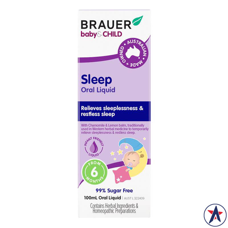 Siro giúp bé ngủ ngon Brauer Baby & Child Sleep của Úc 100ml