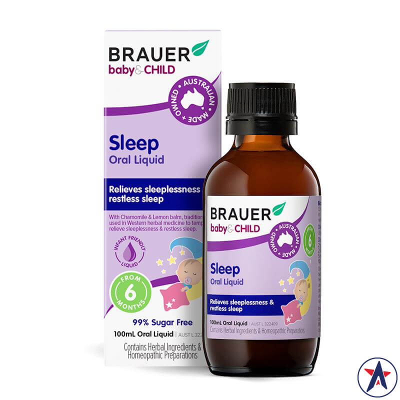 Siro giúp bé ngủ ngon Brauer Baby & Child Sleep của Úc 100ml