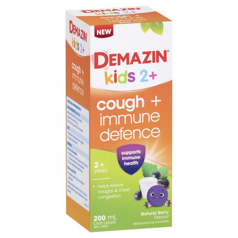 Siro Demazin Kids Cough + Immune Defence của Úc 200ml