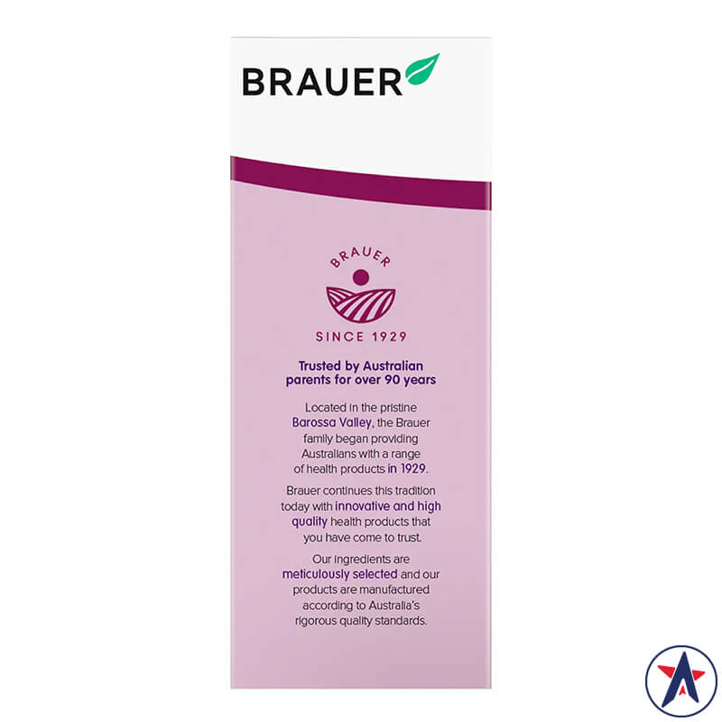 Siro tăng đề kháng Brauer Sambucus Black Elderberry Immune Forte 200ml