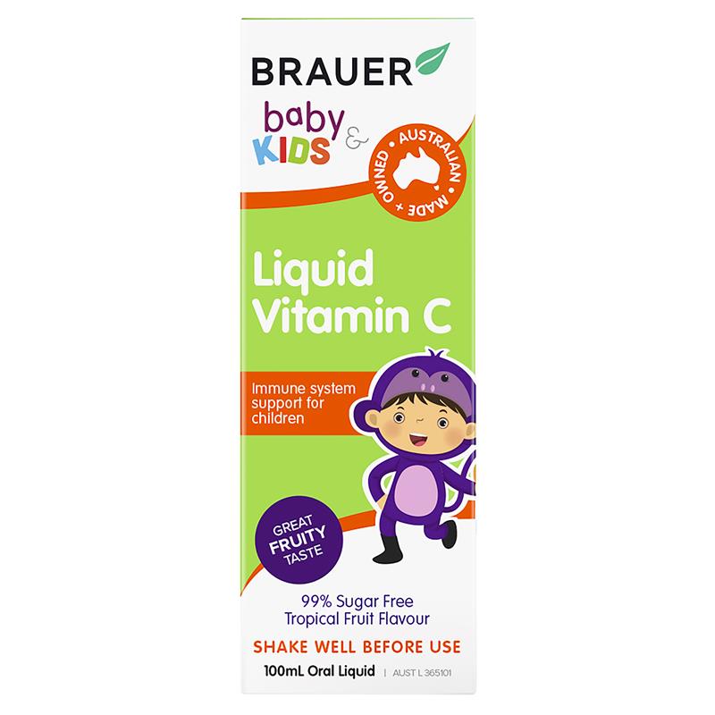 Siro cho bé Brauer Baby Kids Liquid Vitamin C