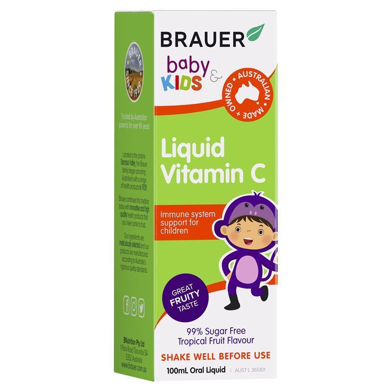 Siro cho bé Brauer Baby Kids Liquid Vitamin C