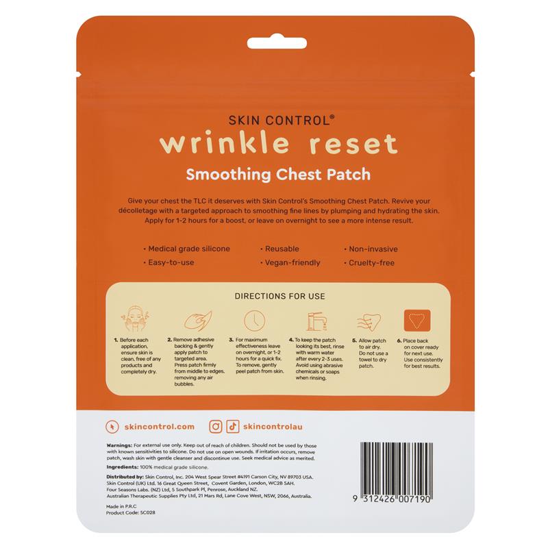 Miếng dán làm mịn da ngực Skin Control Wrinkle Reset Smoothing Chest