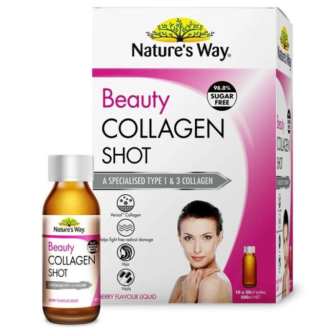 Nature's Way Beauty Collagen Shot Australia Úc 10 ống x 50ml | Xuất xứ Úc