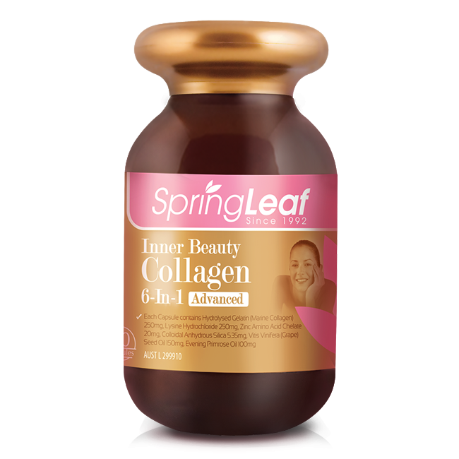 Viên uống Collagen Spring Leaf Inner Beauty Advanced 90 viên | Chất lượng đảm bảo từ Úc