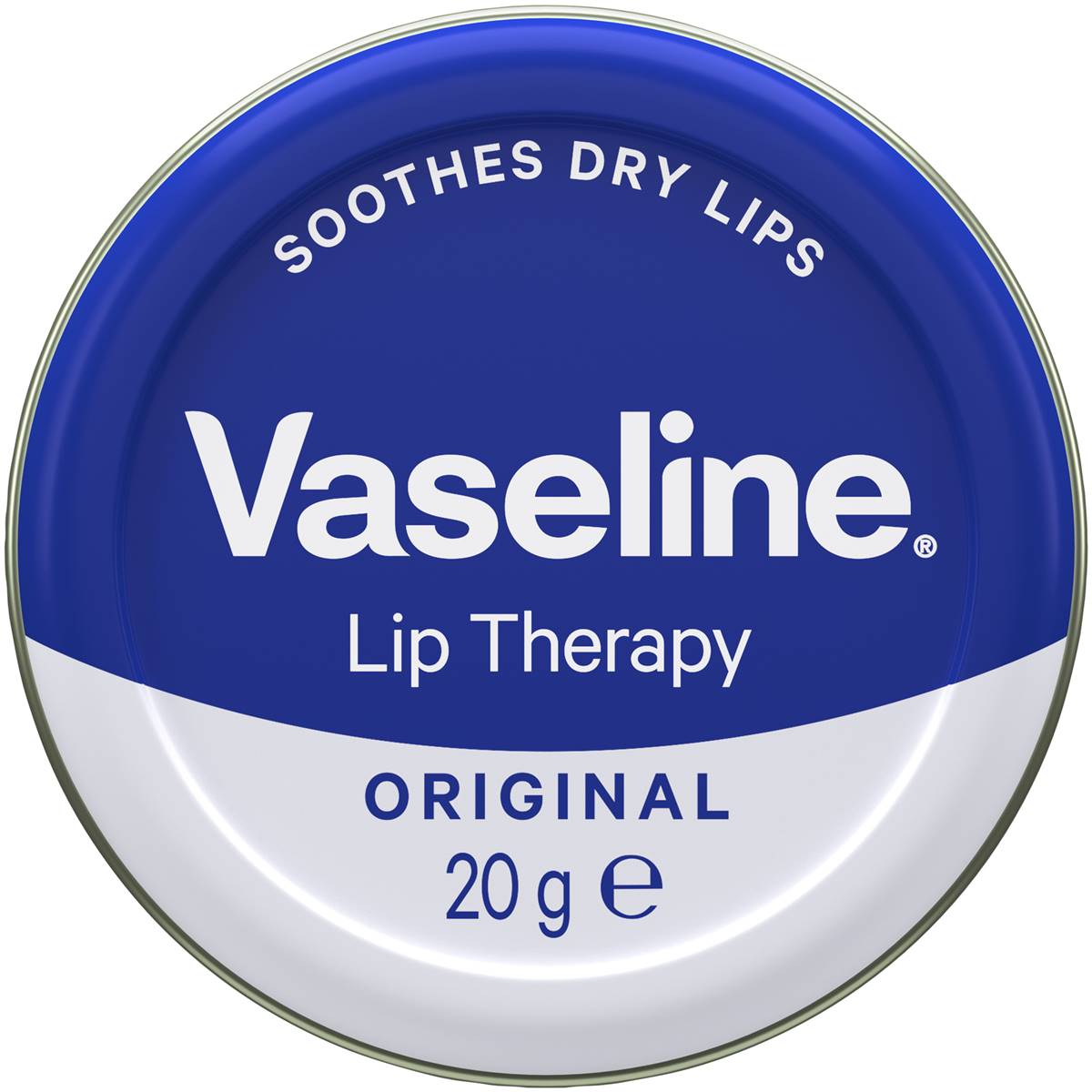 Son dưỡng môi Vaseline không màu Lip Balm Therapy Original 20g | Chất lượng đảm bảo từ Úc