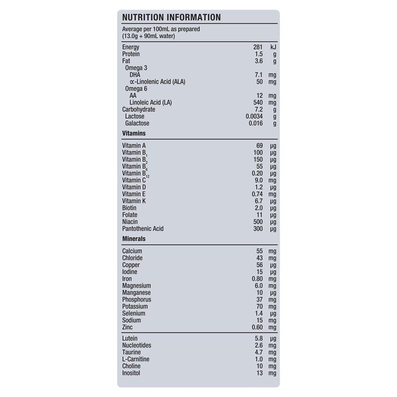 Sữa Alula Gold L.I Lactose Intolerance 900g (0-12 tháng)